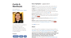 Desktop Screenshot of curtisnorthcutt.com